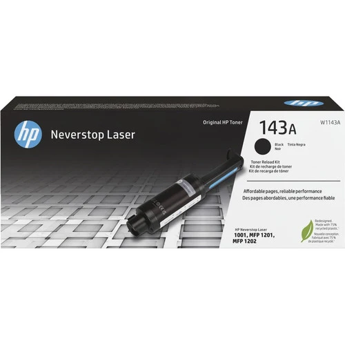Cartouche de toner laser d'origine HP 143A - Noir - 1 / Carton W1143A