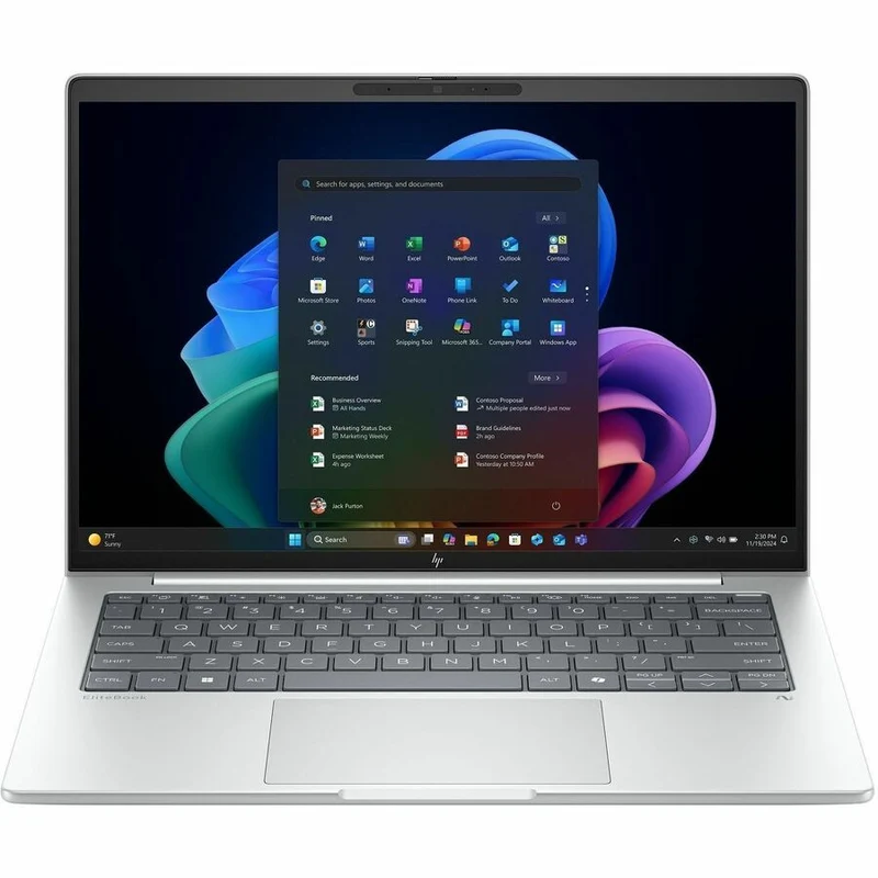 Ordinateur portable HP EliteBook 8 G1i 14" à écran tactile - WUXGA - Intel Core Ultra 5 238V - Technologie vPro - 32 Go - SSD 512 Go - Clavier anglais - Aluminium argent glacier BG6M0UT#ABA