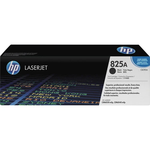 Cartouche de toner laser d'origine HP 825A (CB390A) - Paquet unique - Noir - 1 unité CB390A