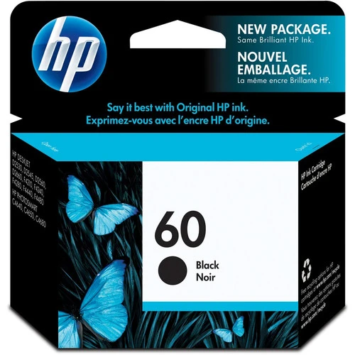 Cartouche d'encre d'origine HP 60 - Pack individuel CC640WN#140