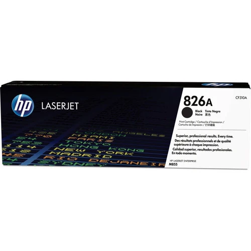 Cartouche de toner laser HP 826A (CF310A) d'origine à rendement standard - Paquet unique - Noir - 1 de chaque CF310A