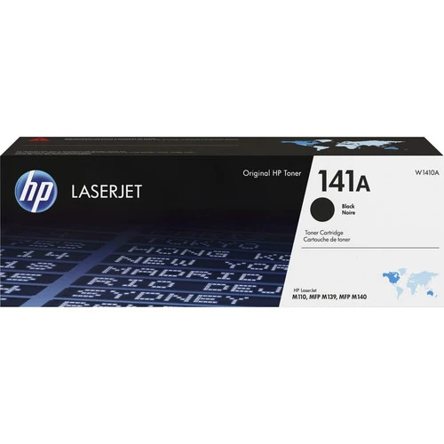 Cartouche de toner laser d'origine HP 141A - Pack noir W1410A