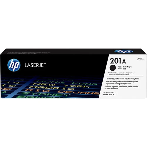 Cartouche de toner laser d'origine HP 201A - Noir - 1/paquet CF400A