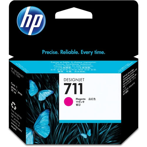 Cartouche d'encre à jet d'encre d'origine HP 711 (CZ131A) - Paquet unique - Magenta - 1 unité CZ131A