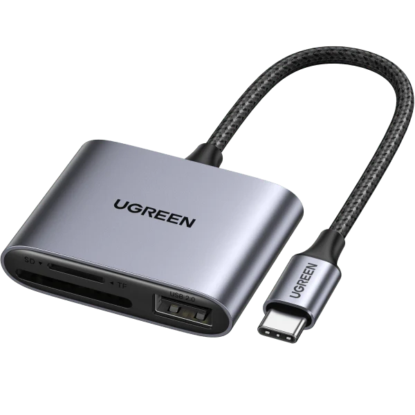 mousebows 3-in-1 USB C SD Card Reader