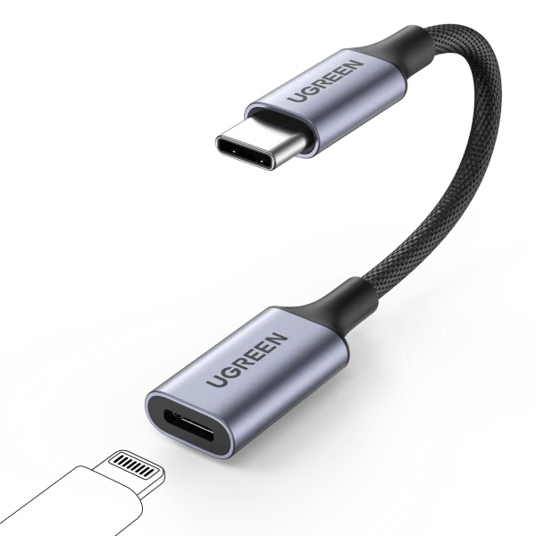 mousebows USB C to Lightning Audio Adapter