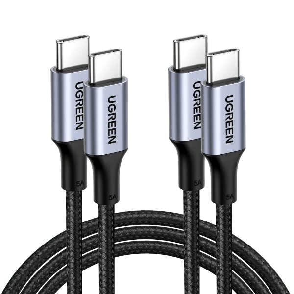 mousebows USB C to USB C 100W Fast Cable 2 Pack