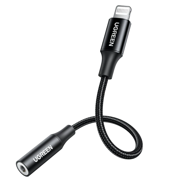 mousebows Lightning to 3.5mm Adapter Apple MFi Certified