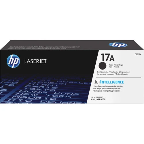 Cartouche de toner laser HP 17A d'origine à rendement standard - Pack noir CF217A