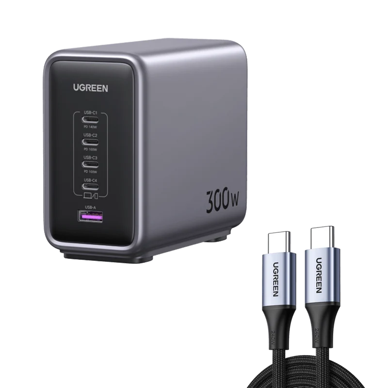 (Bundle) Nexode 300W Charger + 240W USB-C Cable