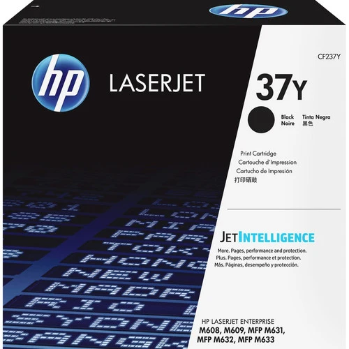 Cartouche de toner laser HP 37Y (CF237Y) d'origine à très haut rendement - Noir - 1 unité CF237Y