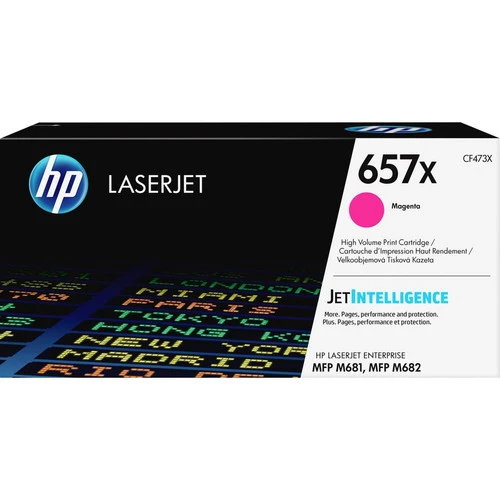 Cartouche de toner laser HP 657X (CF473X) d'origine à haut rendement - Magenta - 1 de chaque CF473X