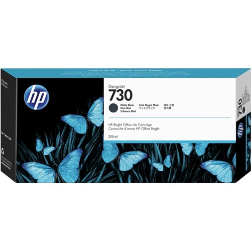 Cartouche d'encre à jet d'encre d'origine HP 730 - Pack noir mat P2V71A
