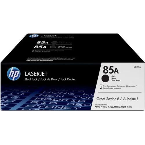 Cartouche de toner d'origine HP 85A (CE285D) - Pack double CE285D