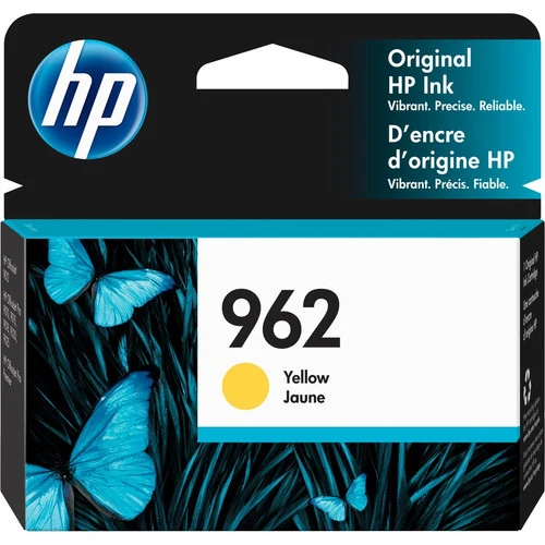 Cartouche d'encre jet d'encre HP 962 d'origine - Jaune - 1 unité 3HZ98AN#140