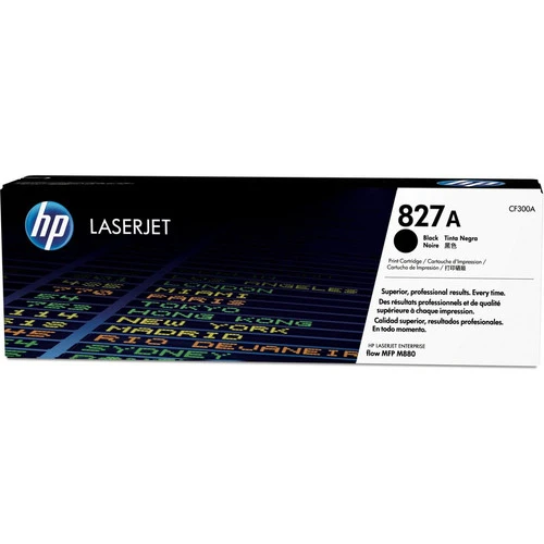 Cartouche de toner laser HP 827A (CF300A) d'origine à rendement standard - Paquet unique - Noir - 1 de chaque CF300A