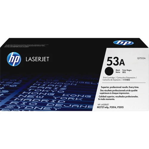 Cartouche de toner laser d'origine HP 53A (Q7553A) - Paquet unique - Noir - 1 unité Q7553A