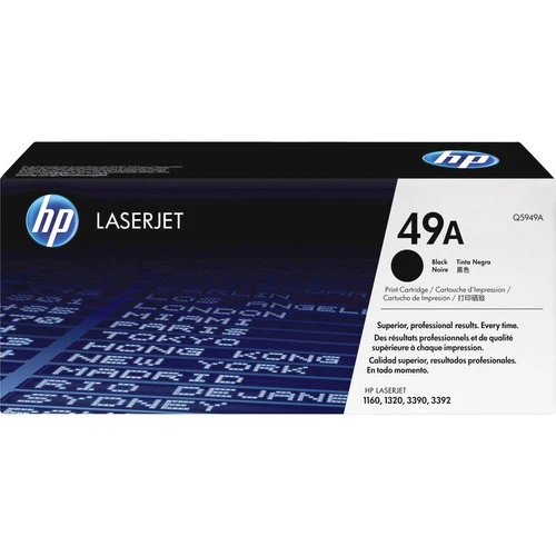 Cartouche de toner laser d'origine HP 49A (Q5949A) - Paquet unique - Noir - 1 unité Q5949A