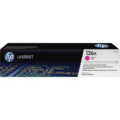 Cartouche de toner laser HP 126A (CE313A) d'origine à rendement standard - Paquet unique - Magenta - 1 de chaque CE313A