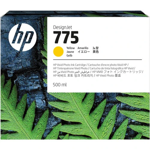 Cartouche d'encre à jet d'encre d'origine HP 775 - Pack jaune 1XB19A