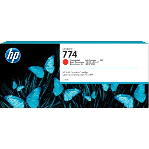 Cartouche d'encre à jet d'encre d'origine HP 774 - Pack rouge chromatique P2W02A