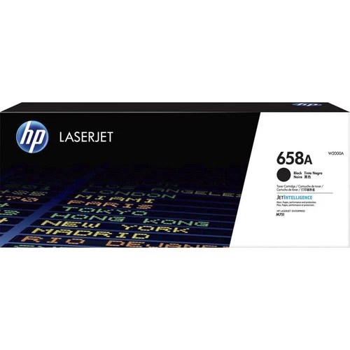 Cartouche de toner laser d'origine HP 658A (W2000A) - Noir - 1 de chaque W2000A