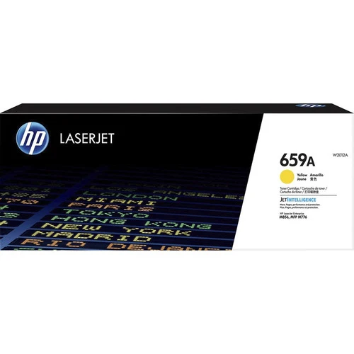 Cartouche de toner laser HP 659A (W2012A) d'origine à haut rendement - Jaune - 1 unité W2012A