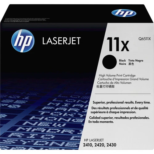 Cartouche de toner laser d'origine HP 11X (Q6511X) - Paquet unique - Noir - 1 unité Q6511X
