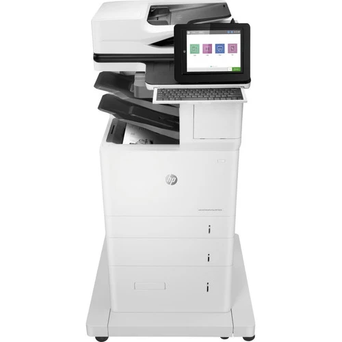 Imprimante multifonction laser HP LaserJet Enterprise M636z - Monochrome - Copieur/Télécopieur/Scanner - Impression monochrome 75 ppm - Impression 1200 x 1200 ppp - Impression recto verso automatique - 300000 3200 pages - 600 feuilles - Entrée 7 ppp - Numérisation optique - LAN sans fil - Mopria - Wi-Fi Direct 01PTXNUMXA#BGJ
