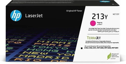 Cartouche de toner laser d'origine HP 213Y - Pack magenta W2133Y