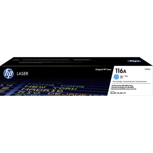 Cartouche de toner laser d'origine HP 116A (W2061A) - Cyan - 1 unité W2061A