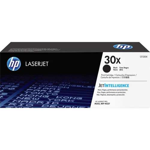 Cartouche de toner laser HP 30X (CF230X) d'origine à haut rendement - Paquet unique - Noir - 1 de chaque CF230X