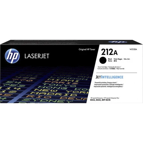 Cartouche de toner laser HP 212A d'origine à rendement standard - Noir - 1 unité W2120A