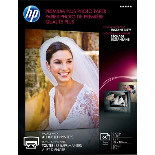 Papier photo HP Premium Plus 5x7 CR669A