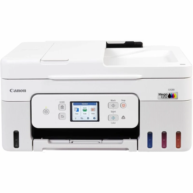 Imprimante multifonction jet d'encre sans fil Canon PIXMA G4280 MegaTank - Couleur - Blanc 6704C002