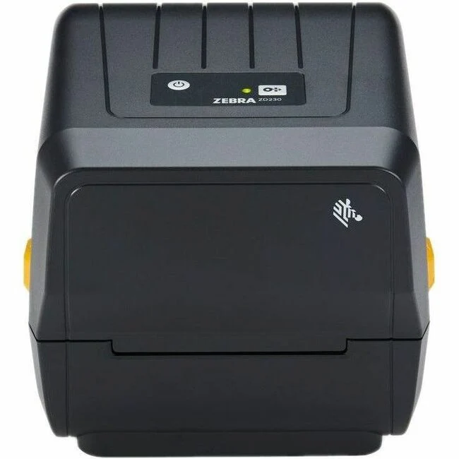 Imprimante de bureau à transfert thermique Zebra ZD230 pour la fabrication, le transport et la logistique, la vente au détail, la santé - Monochrome - Impression d'étiquettes/reçus - USB - Avec massicot ZD23042-301H00EZ