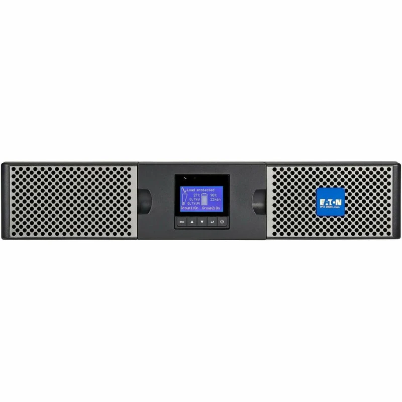 Onduleur double conversion Eaton 9PX 2000 1800 VA 120 5 W 20 V - 6-5P, 20x 1-5R, 20 L2-9R, batterie lithium-ion, carte réseau cybersécurisée, rack/tour 2000U - Batterie de secours XNUMXPXXNUMXRTN-L