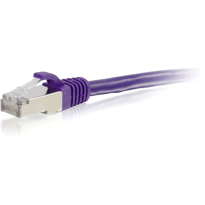 Câble Ethernet C2G Cat25 de 6 pieds - Blindé sans accroc (STP) - Violet 00911