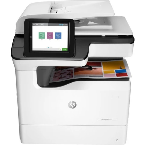 Imprimante multifonction HP 779 779dn Page Wide Array - Copieur/Scanner couleur - Impression monochrome/couleur 65 ppm - Impression 2400 x 1200 - Impression recto verso automatique - 100000 650 pages par mois - 600 feuilles d'entrée - Scanner couleur - 4 numérisation optique - Gigabit Ethernet 45PZ1A#BXNUMXH