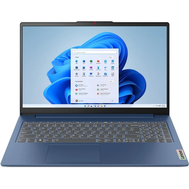 Ordinateur portable Lenovo IdeaPad Slim 3 15AMN8 82XQ00G1CC 15.6" (396.24 mm) - Full HD - AMD Ryzen 3 7320U - 8 Go - SSD 512 Go - Clavier anglais - Bleu abysse 82XQ00G1CC