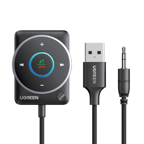 mousebows Aux Bluetooth 5.4 Adapter For Car (2024 Latest)