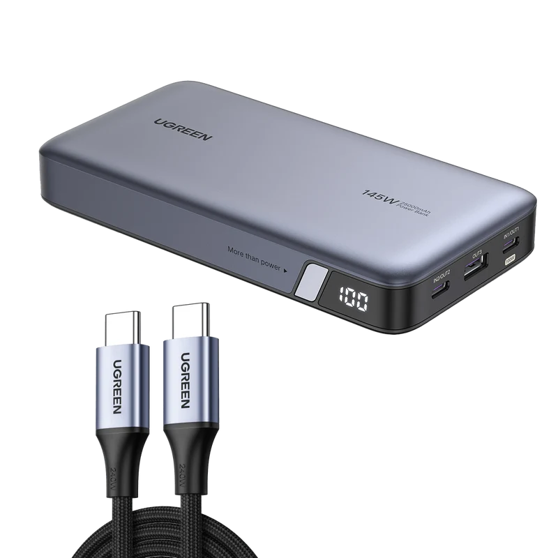 (Bundle) 145W Power Bank + 240W USB-C Cable