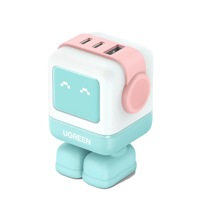 mousebows Uno Charger 65W (Cyan)