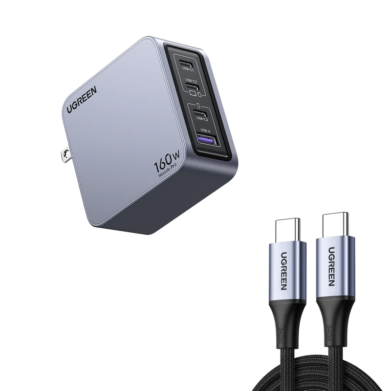 Nexode Pro 160W iphone charger + 240W 6FT USB-C Cable