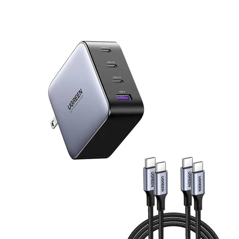 (Bundle) Nexode 100W Charger + 100W USB-C Cable 2 Pack