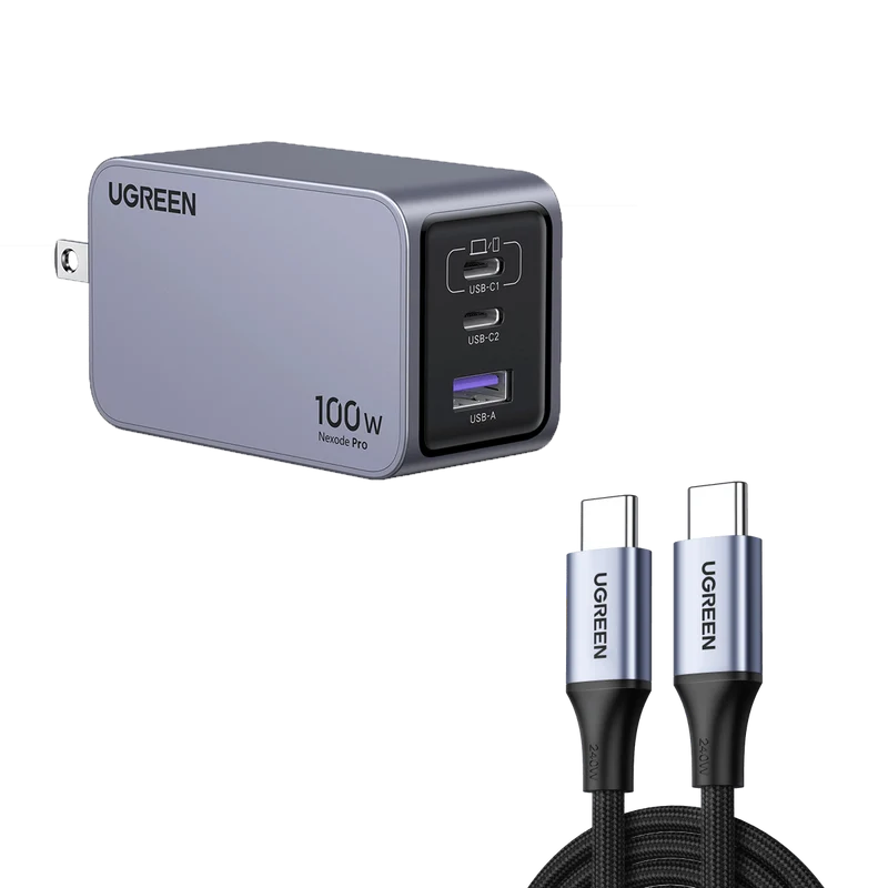 mousebows Nexode Pro 100W 3-Port GaN Fast iphone Charger