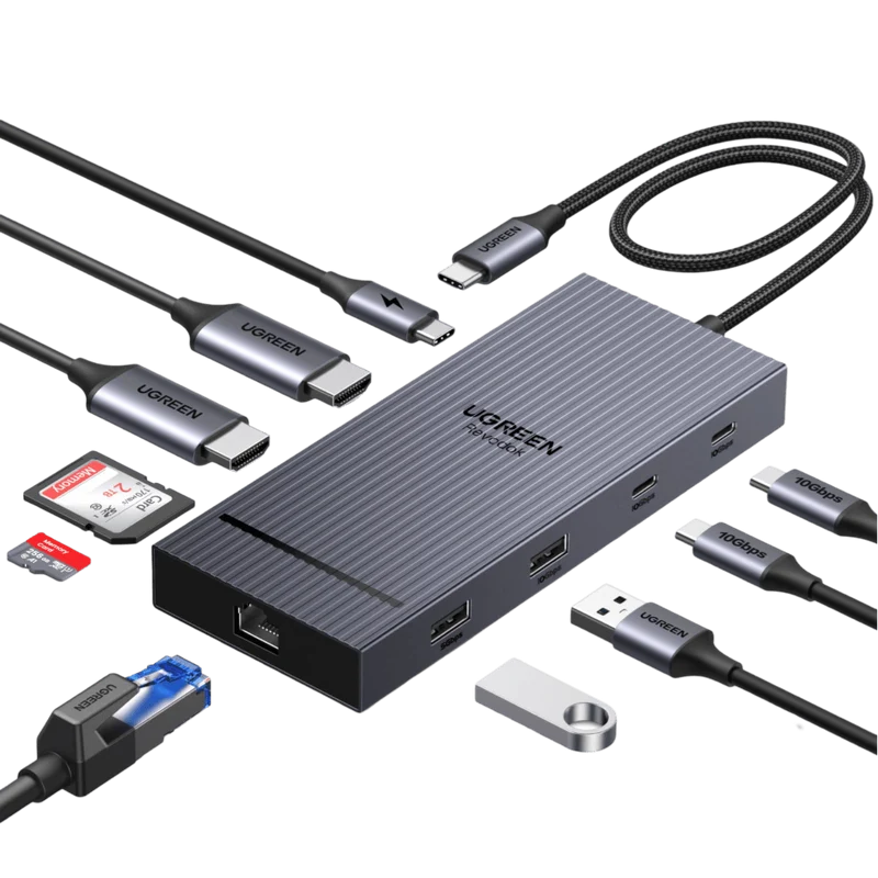 mousebows Revodok Pro 10-in-1 USB-C Docking Station