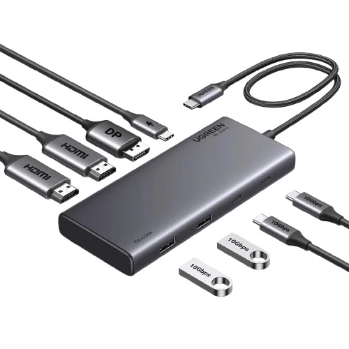 mousebows 8 in 1 USB C Docking Station with Dual Monitor