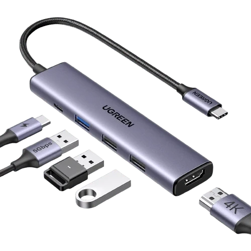 mousebows 5-in-1 USB-C Hub