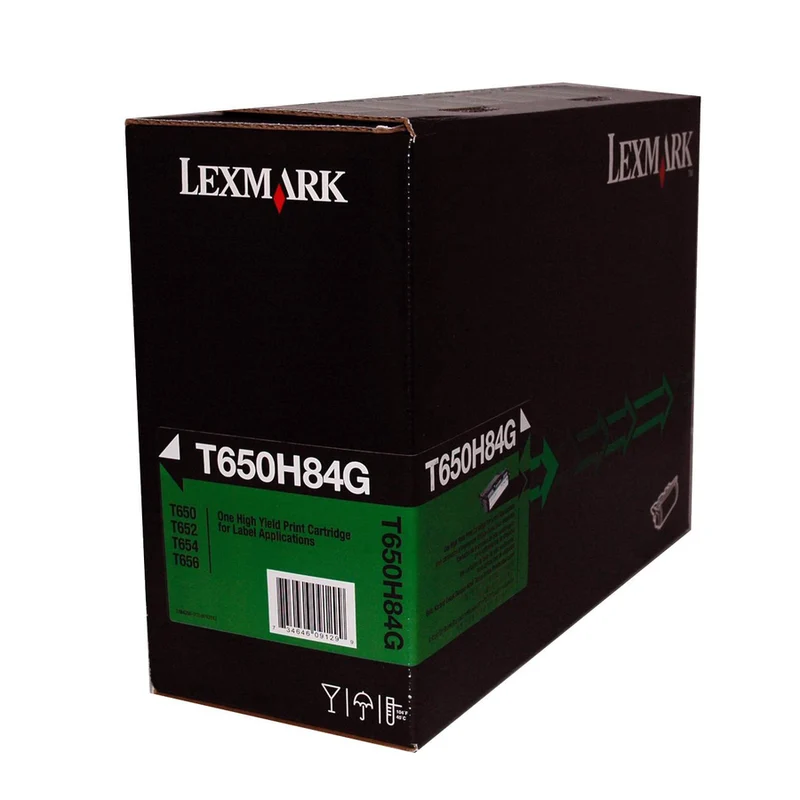 Cartouche de toner noir à haut rendement Lexmark T650H84G